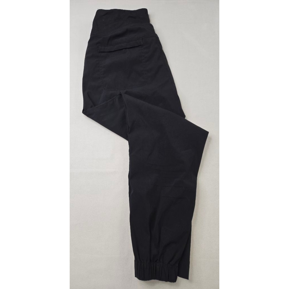 Women's Wood's TRUE.NORTH.STRONG. Black Track Pants Joggers size 6